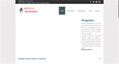 Desktop Screenshot of letsgo-myanmar.com